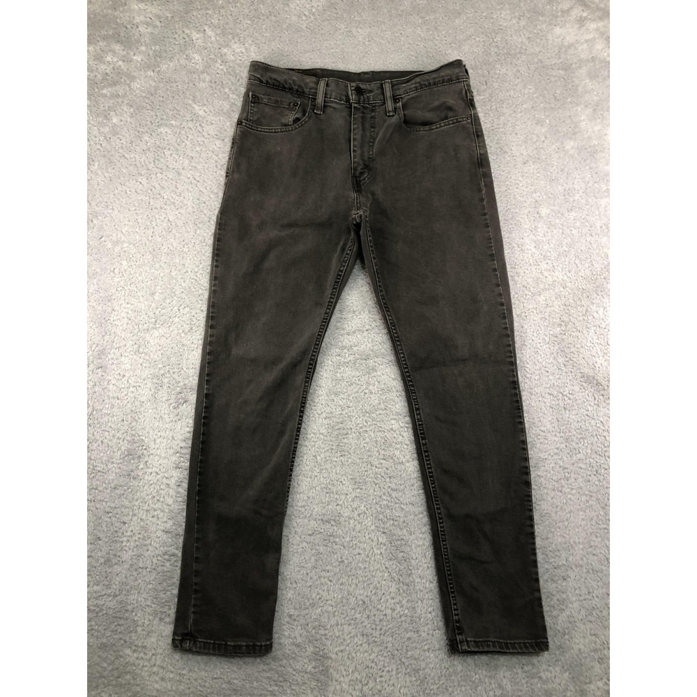 Levis 512 Jeans Mens 32x29.5 (Tag 31x30) Gray Slim Tapered